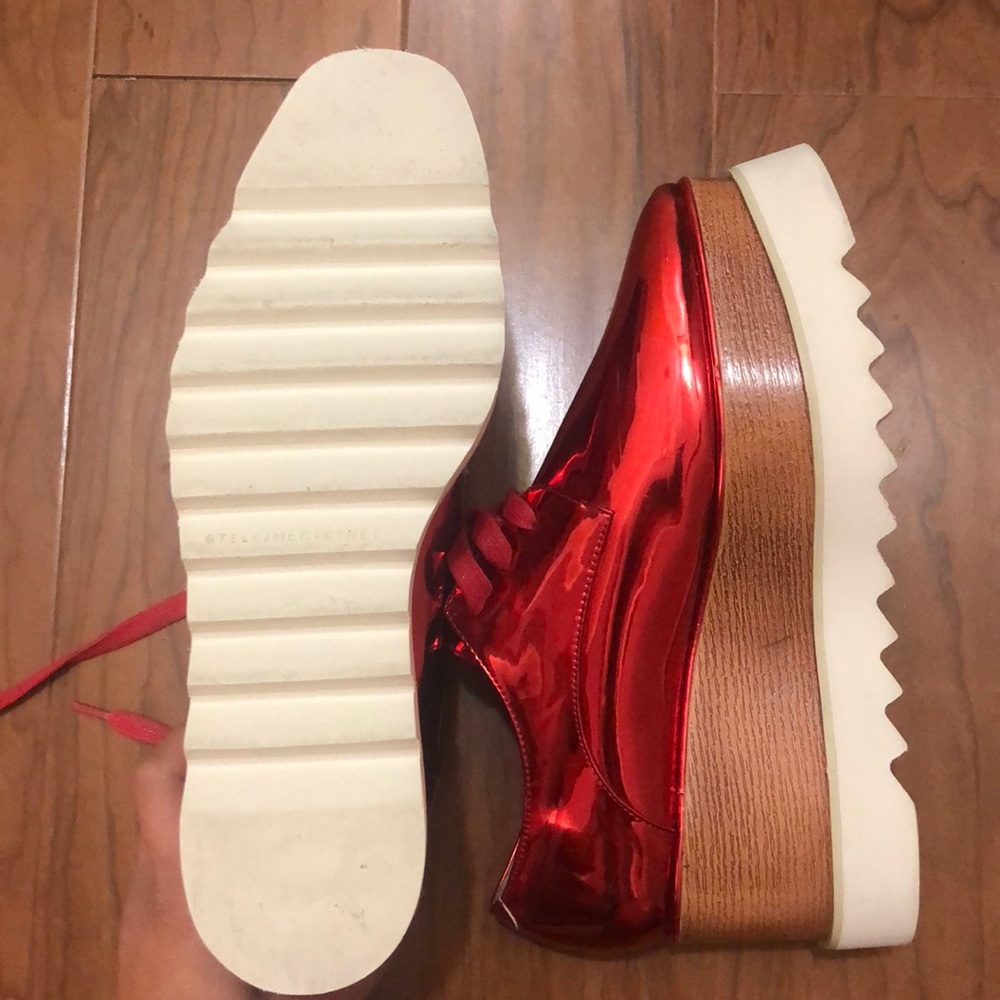Stella McCartney Platform Oxford (red)